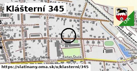 Klášterní 345, Slatiňany