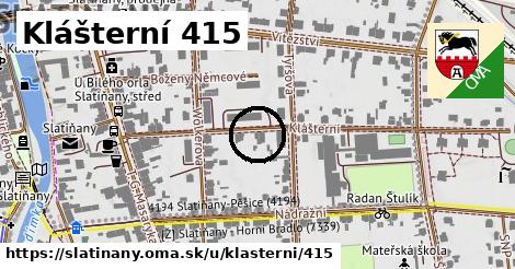 Klášterní 415, Slatiňany