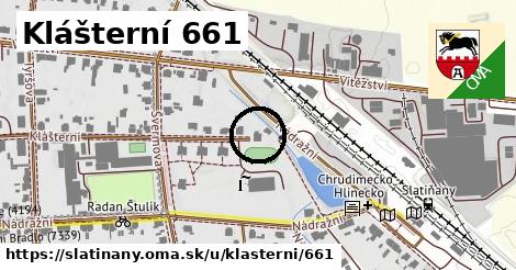 Klášterní 661, Slatiňany