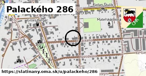 Palackého 286, Slatiňany