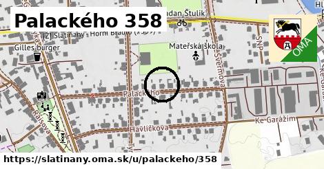Palackého 358, Slatiňany