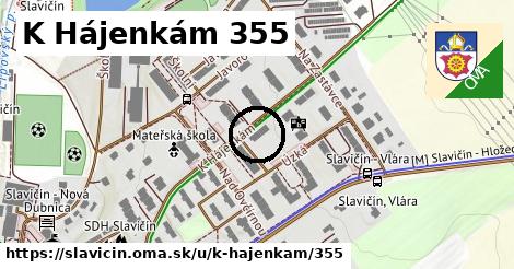 K Hájenkám 355, Slavičín