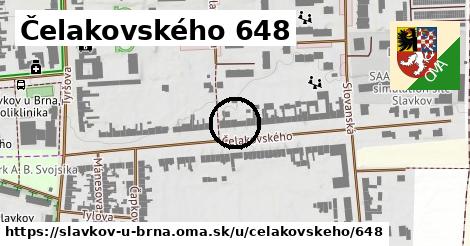 Čelakovského 648, Slavkov u Brna