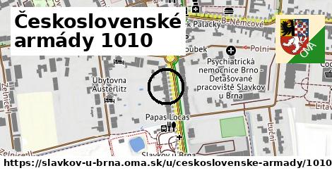 Československé armády 1010, Slavkov u Brna