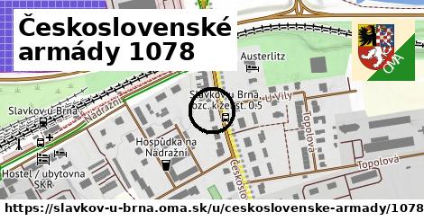 Československé armády 1078, Slavkov u Brna