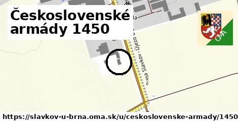 Československé armády 1450, Slavkov u Brna