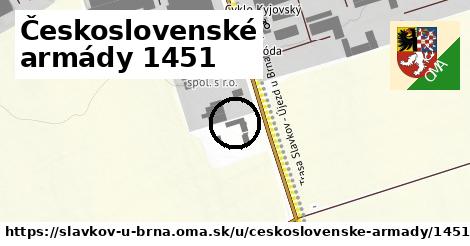 Československé armády 1451, Slavkov u Brna