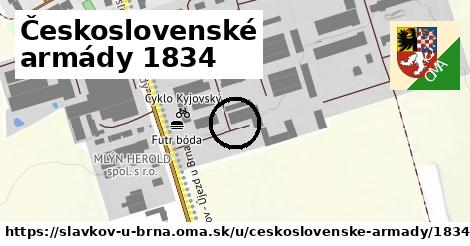 Československé armády 1834, Slavkov u Brna