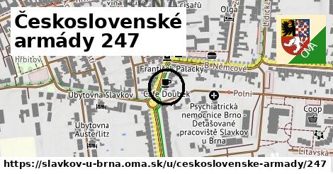 Československé armády 247, Slavkov u Brna