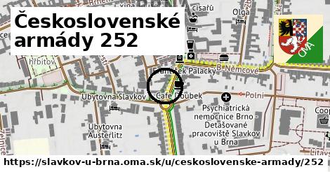 Československé armády 252, Slavkov u Brna