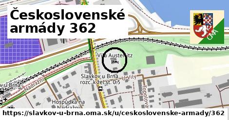 Československé armády 362, Slavkov u Brna