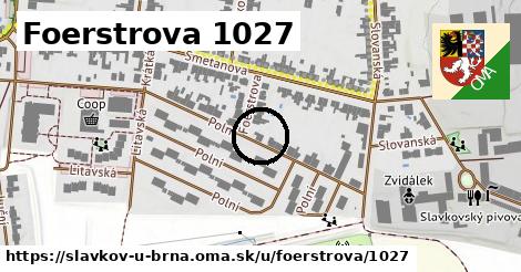 Foerstrova 1027, Slavkov u Brna