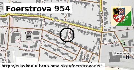 Foerstrova 954, Slavkov u Brna