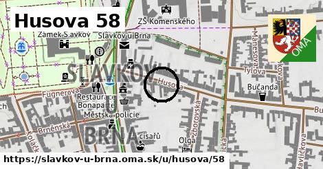 Husova 58, Slavkov u Brna