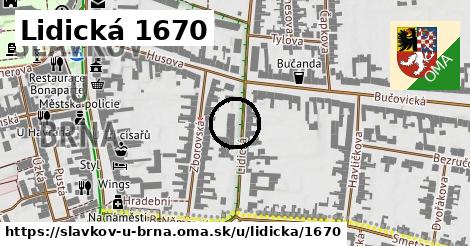 Lidická 1670, Slavkov u Brna