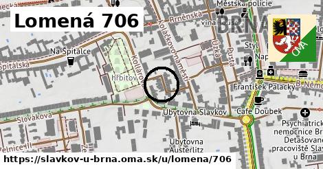 Lomená 706, Slavkov u Brna