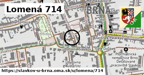 Lomená 714, Slavkov u Brna