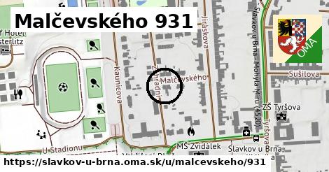 Malčevského 931, Slavkov u Brna