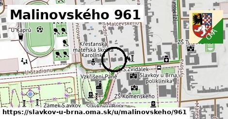 Malinovského 961, Slavkov u Brna