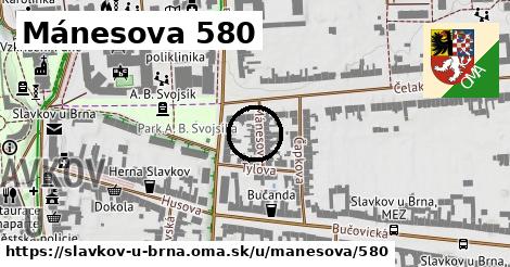 Mánesova 580, Slavkov u Brna