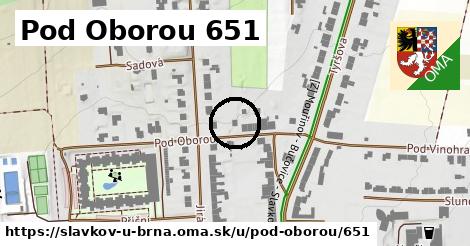 Pod Oborou 651, Slavkov u Brna