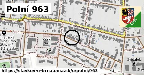 Polní 963, Slavkov u Brna