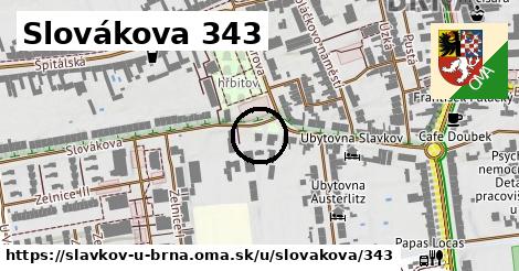 Slovákova 343, Slavkov u Brna