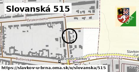 Slovanská 515, Slavkov u Brna