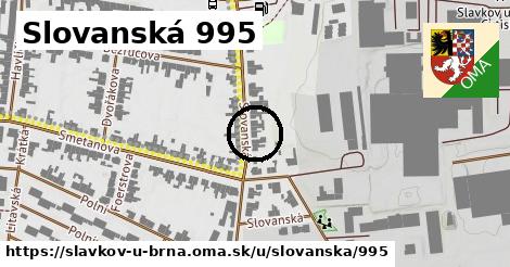 Slovanská 995, Slavkov u Brna
