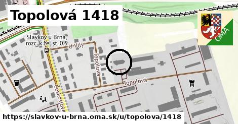 Topolová 1418, Slavkov u Brna