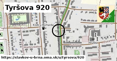 Tyršova 920, Slavkov u Brna