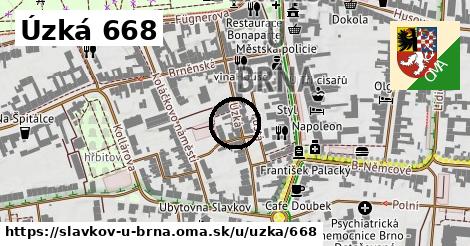 Úzká 668, Slavkov u Brna