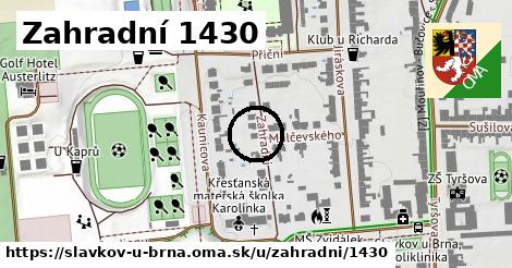 Zahradní 1430, Slavkov u Brna