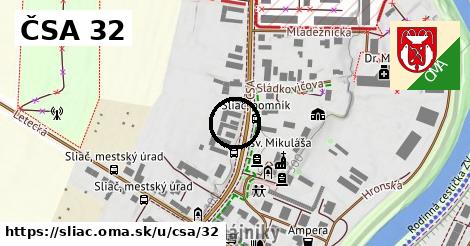 ČSA 32, Sliač
