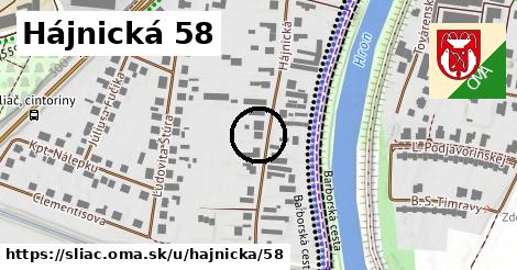 Hájnická 58, Sliač