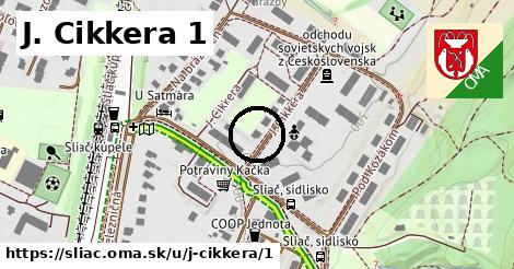 J. Cikkera 1, Sliač