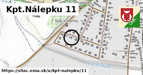 Kpt.Nálepku 11, Sliač