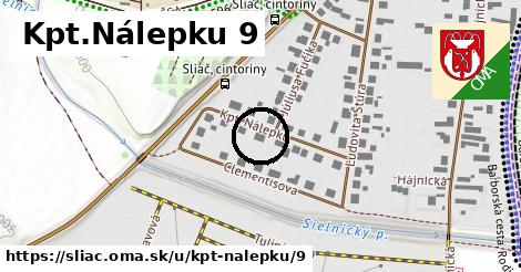 Kpt.Nálepku 9, Sliač