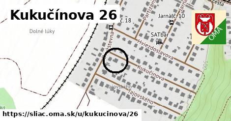 Kukučínova 26, Sliač