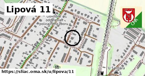 Lipová 11, Sliač