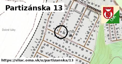 Partizánska 13, Sliač