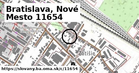 Bratislava, Nové Mesto <span class="supisne">11654</span>