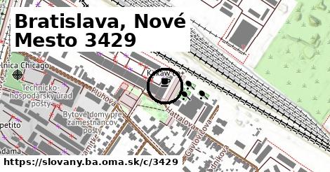 Bratislava, Nové Mesto <span class="supisne">3429</span>