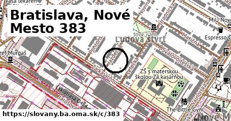 Bratislava, Nové Mesto <span class="supisne">383</span>