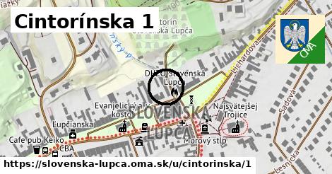 Cintorínska 1, Slovenská Ľupča