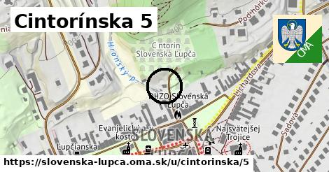 Cintorínska 5, Slovenská Ľupča