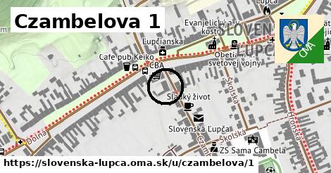 Czambelova 1, Slovenská Ľupča