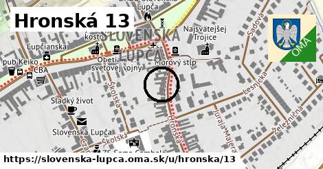 Hronská 13, Slovenská Ľupča