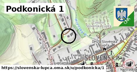 Podkonická 1, Slovenská Ľupča