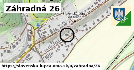 Záhradná 26, Slovenská Ľupča
